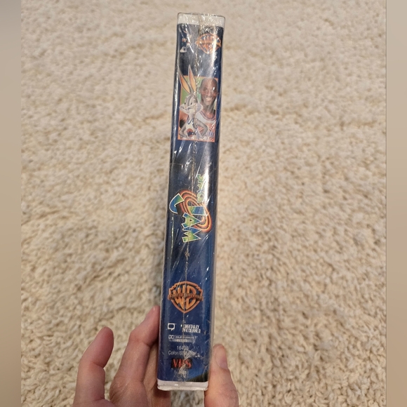 1996 Space Jam VHS Tape Michael Jordan Vintage STILL IN WRAPPER - Picture 2 of 6